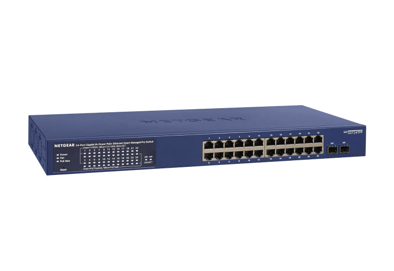 NETGEAR GS724TP hanterad L2/L3/L4 Gigabit Ethernet (10/100/1000) Strömförsörjning