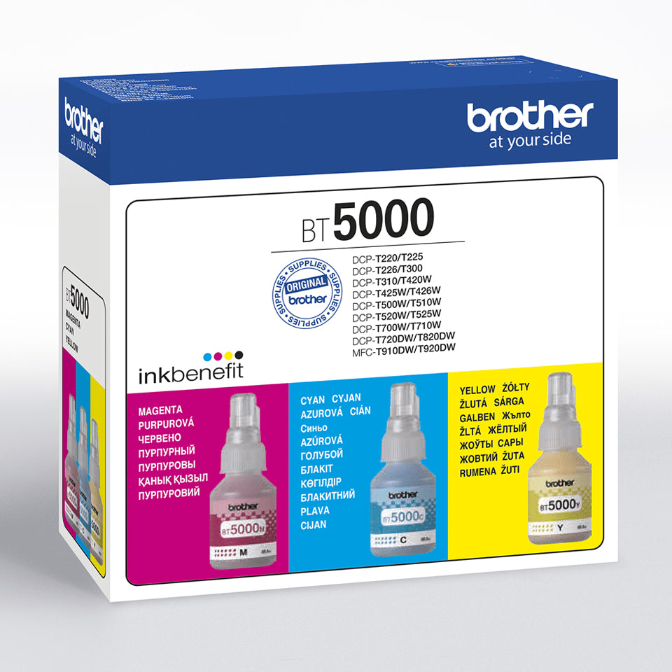 Brother BT5000CLVAL bläckpatroner Original Cyan