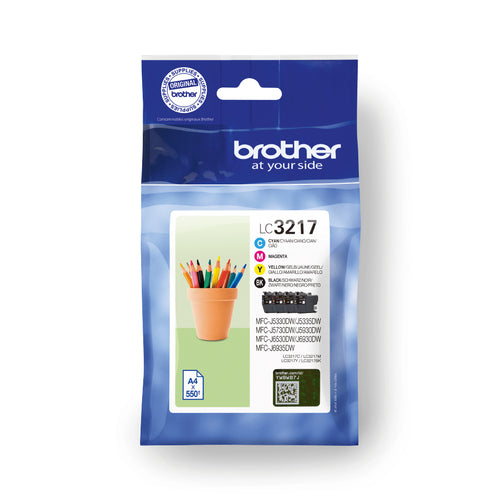Brother LC3217VALDR bläckpatroner Original Svart