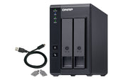 QNAP TR-002 Hölje för lagringsenheter HDD- / SSD kabinett Svart 2.5/3.5"
