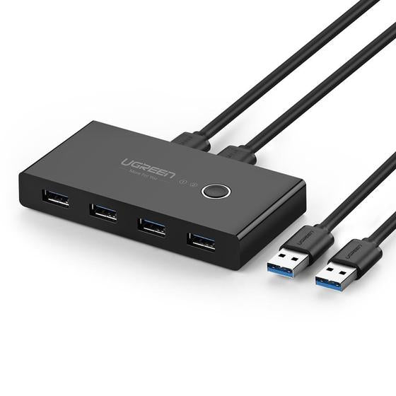 Ugreen 30768 gränssnittshubbar USB 3.2 Gen 1 (3.1 Gen 1) Type-A 5000 Mbit/s Svart