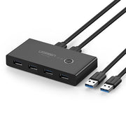 Ugreen 30768 gränssnittshubbar USB 3.2 Gen 1 (3.1 Gen 1) Type-A 5000 Mbit/s Svart