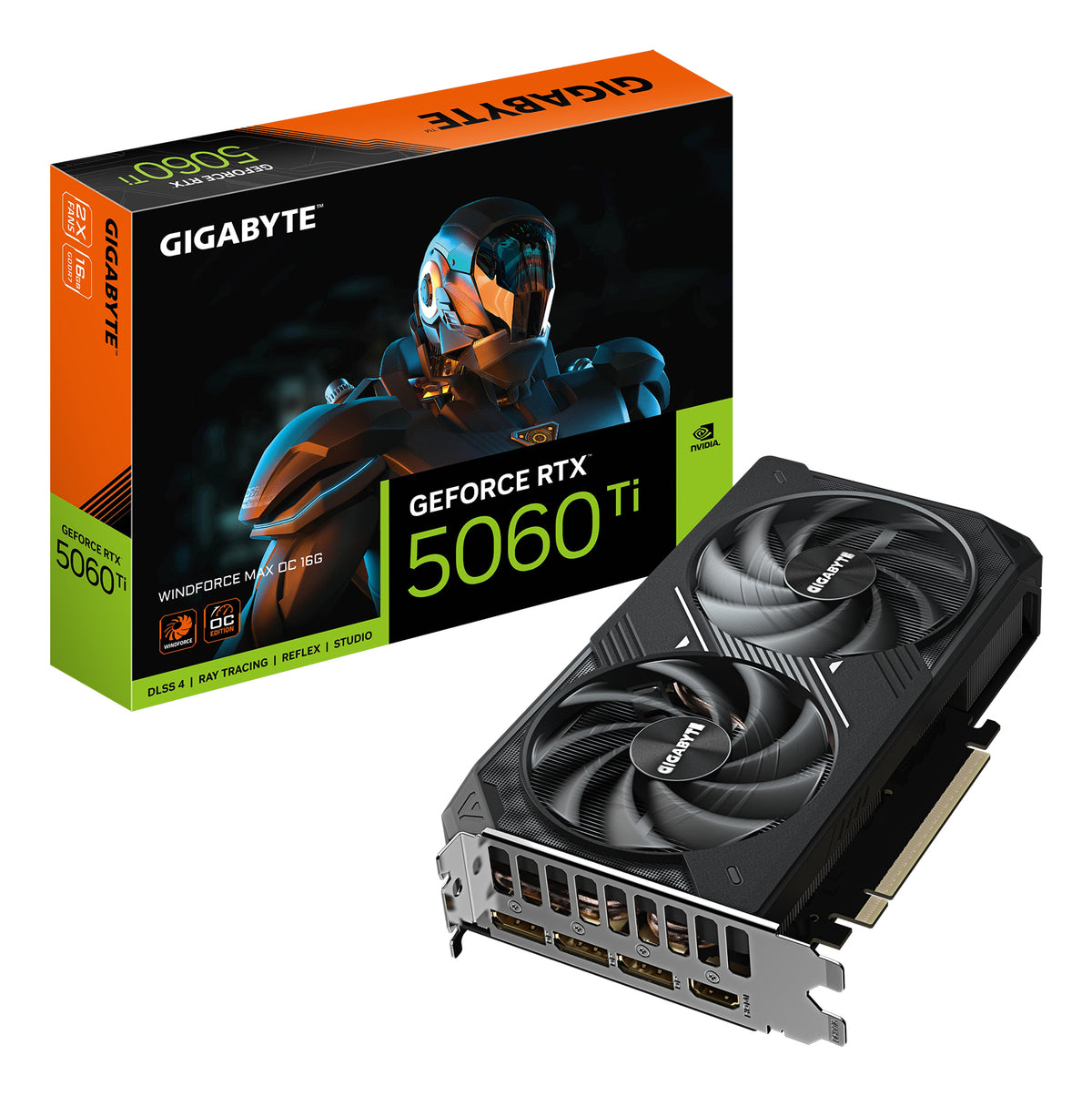 GIGABYTE GeForce RTX 5060 Ti WINDFORCE MAX OC 16G NVIDIA