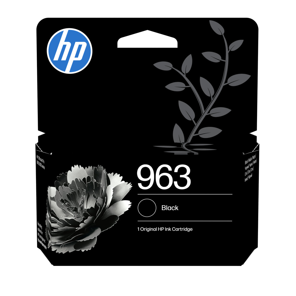 HP 963 svart original bläckpatron