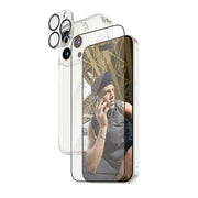 PanzerGlass 3-in-1 Bundle iPhone 15 Pro Genomskinligt skärmskydd Apple