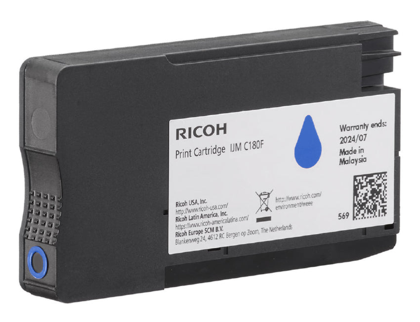 Ricoh 408518 Tonerkassett Original Cyan