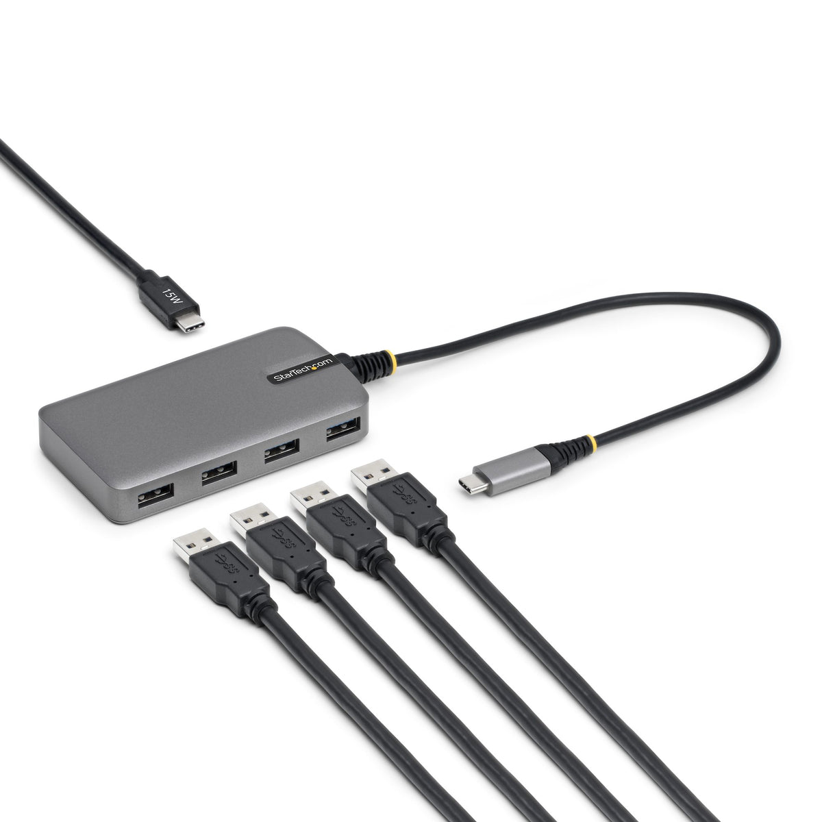 StarTech.com USB-C-hubb med 4 portar