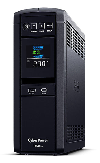 CyberPower CP1350EPFCLCD strömskydd (UPS) Linjeinteraktiv 1,35 kVA 810 W 6