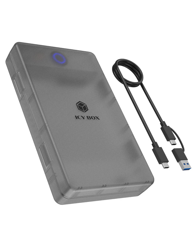 ICY BOX Spade Base 388 HDD- / SSD kabinett Svart