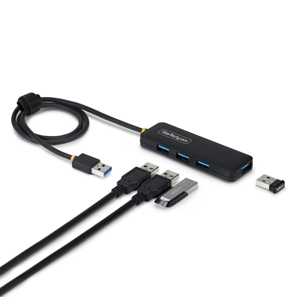 StarTech.com USB-A-hubb med fyra portar