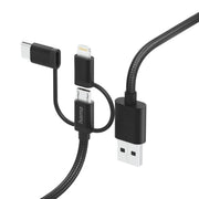 Hama 00201536 USB-kablar USB 2.0 1,5 m USB A USB C 0,48 Gbit/s Svart