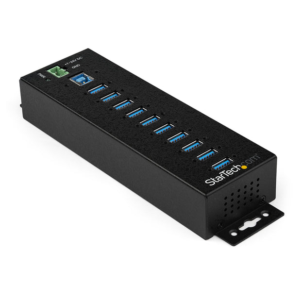 StarTech.com USB 3.0-hubb med 10 portar och nätadapter