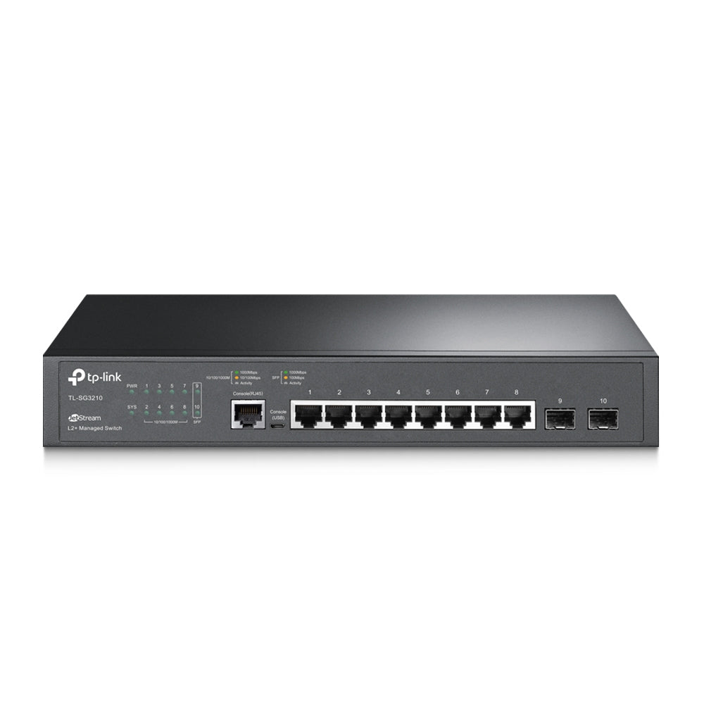 TP-Link JetStream TL-SG3210 nätverksswitchar hanterad L2/L3 Gigabit Ethernet