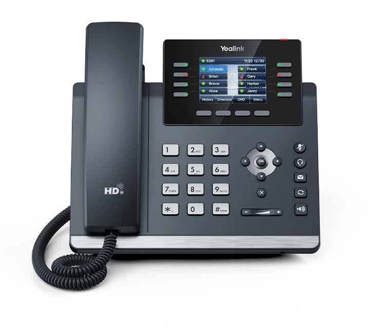 Yealink SIP-T44U IP-telefoner Grå 8 linjer LCD