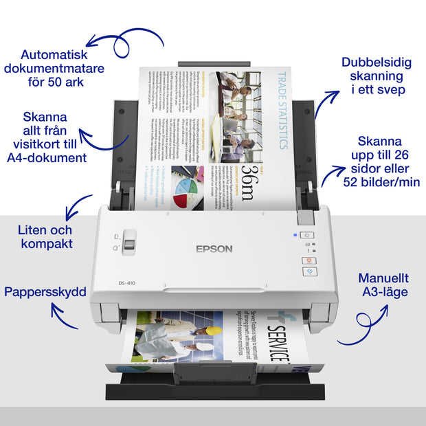 Epson WorkForce DS-410 skannrar