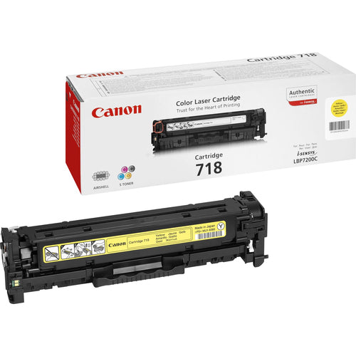 Canon CRG-718 Y Tonerkassett Original Gul