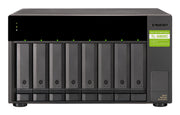 QNAP TL-D800C Hölje för lagringsenheter HDD- / SSD kabinett Svart