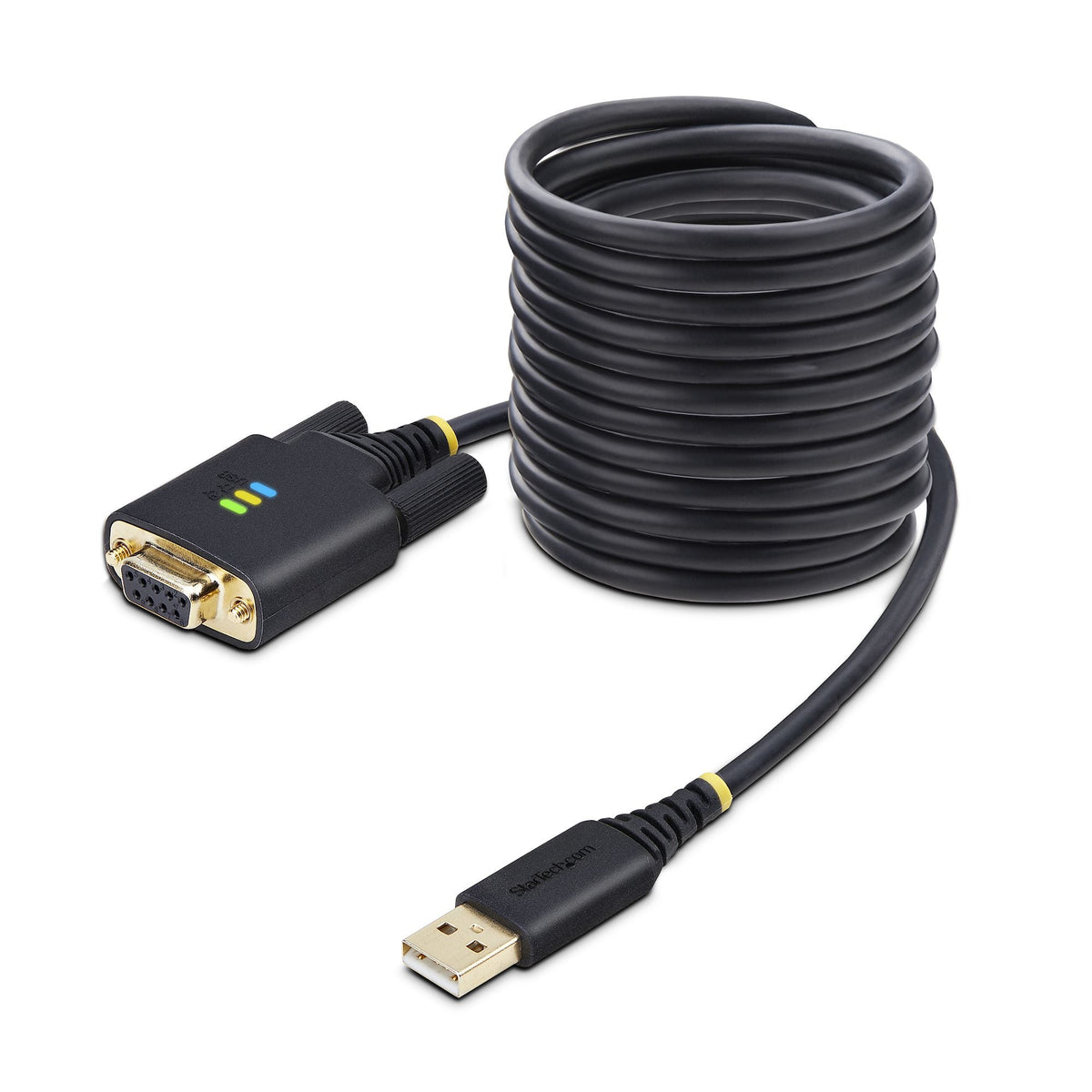 StarTech.com 10ft (3 m) USB till Null Modem seriell adapterkabel