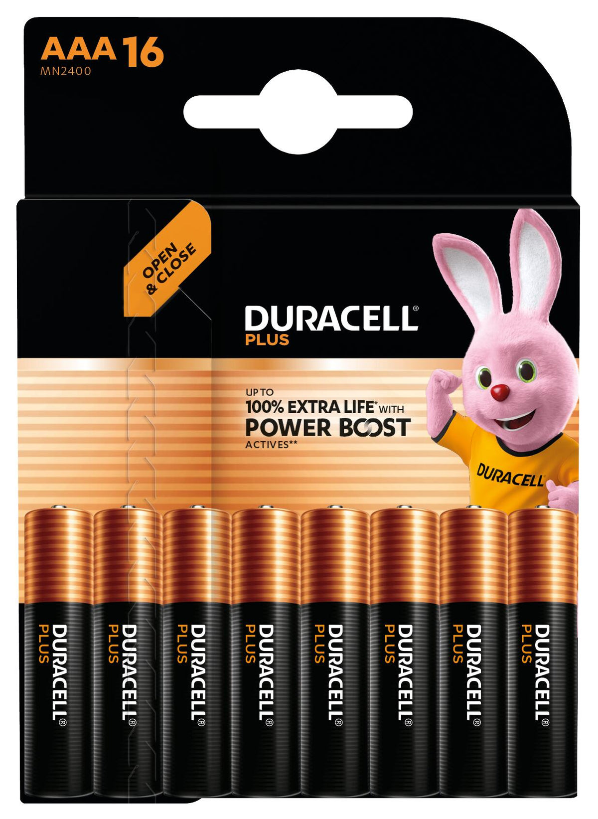 Duracell Plus Engångsbatteri AAA Alkalisk