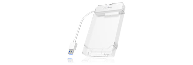 ICY BOX IB-AC703-U3 HDD- / SSD kabinett Vit 2.5"