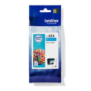 Brother LC424C bläckpatroner Original Cyan