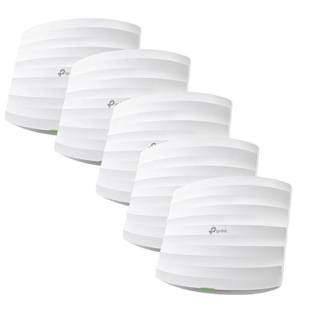 TP-Link Omada EAP245(5-PACK) access-punkter för trådlösa nätverk 1750 Mbit/s Vit Strömförsörjning via