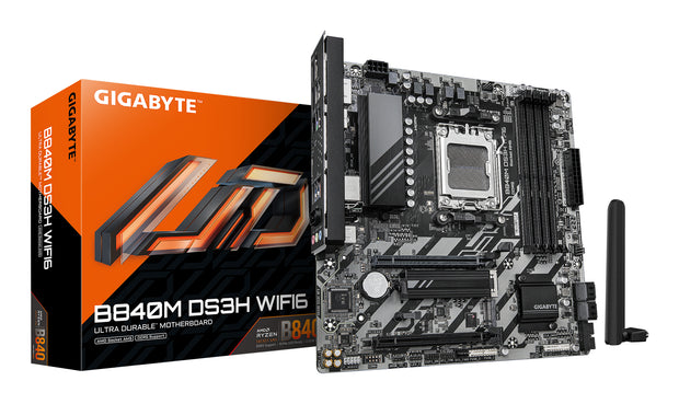 GIGABYTE B840M DS3H WIFI6 AMD B840 AM5-sockel micro ATX