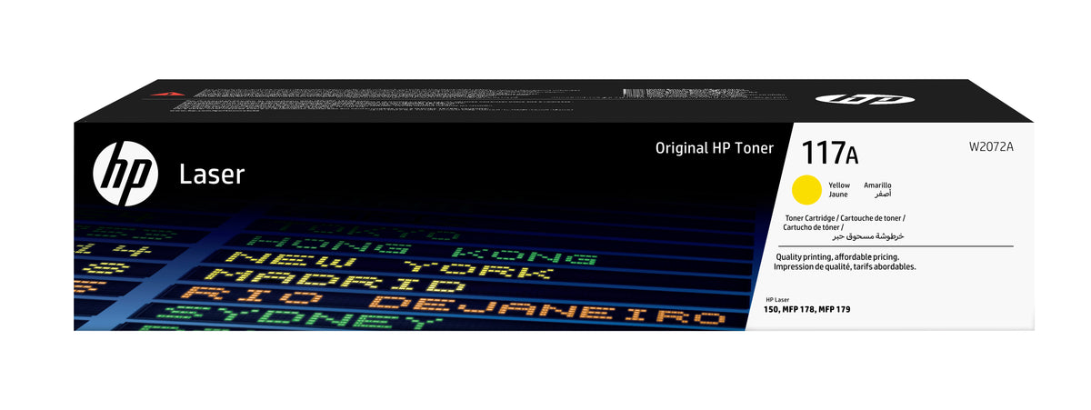 HP 117A gul original lasertonerkassett tonerkassett