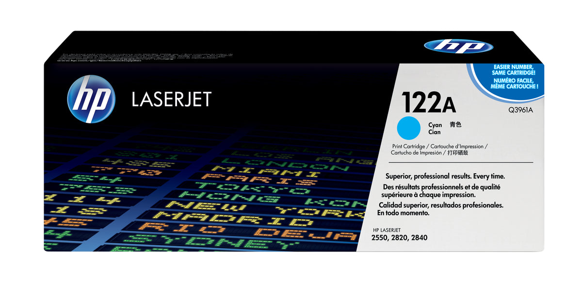 HP 122A Cyan Original LaserJet Toner Cartridge Tonerkassett
