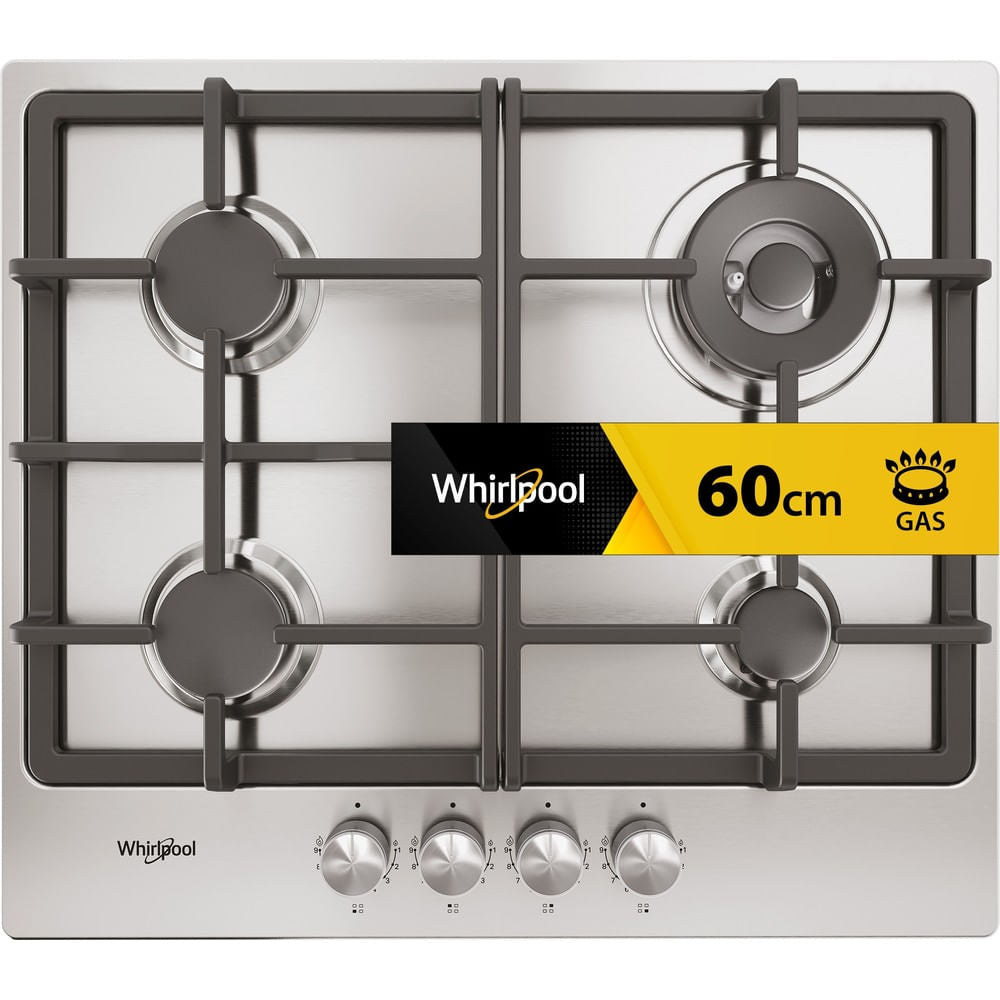 Whirlpool TGML 661 IX Rostfritt stål Inbyggd spishäll