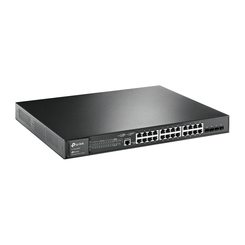 TP-Link JetStream TL-SG3428MP nätverksswitchar hanterad L2+ Gigabit Ethernet