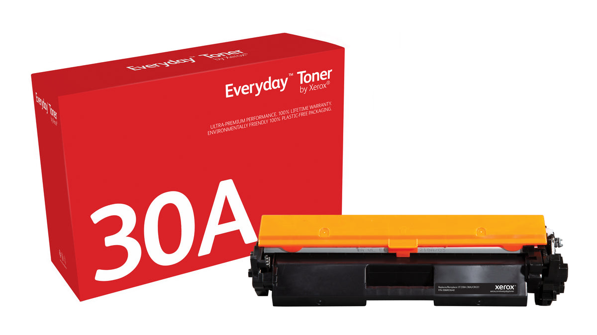 Everyday Svart Toner by Xerox compatible with HP 30A (CF230A)