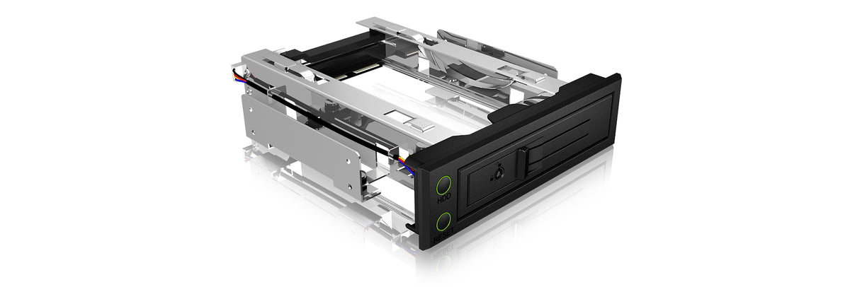 ICY BOX IB-166SSK-B HDD-hölje Svart 3.5"