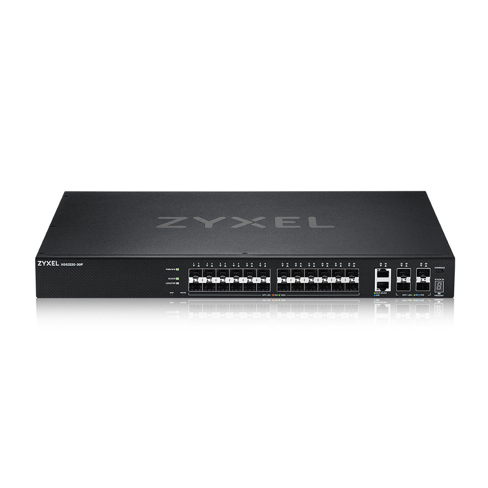 Zyxel XGS2220-30F hanterad L3 Svart