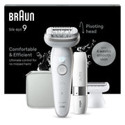 Braun Silk-épil 9 9-341 epilatorer 40 pincetter Vit