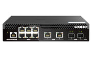 QNAP QSW-M2106R-2S2T nätverksswitchar hanterad L2 10G Ethernet (100/1000/10000) 1U