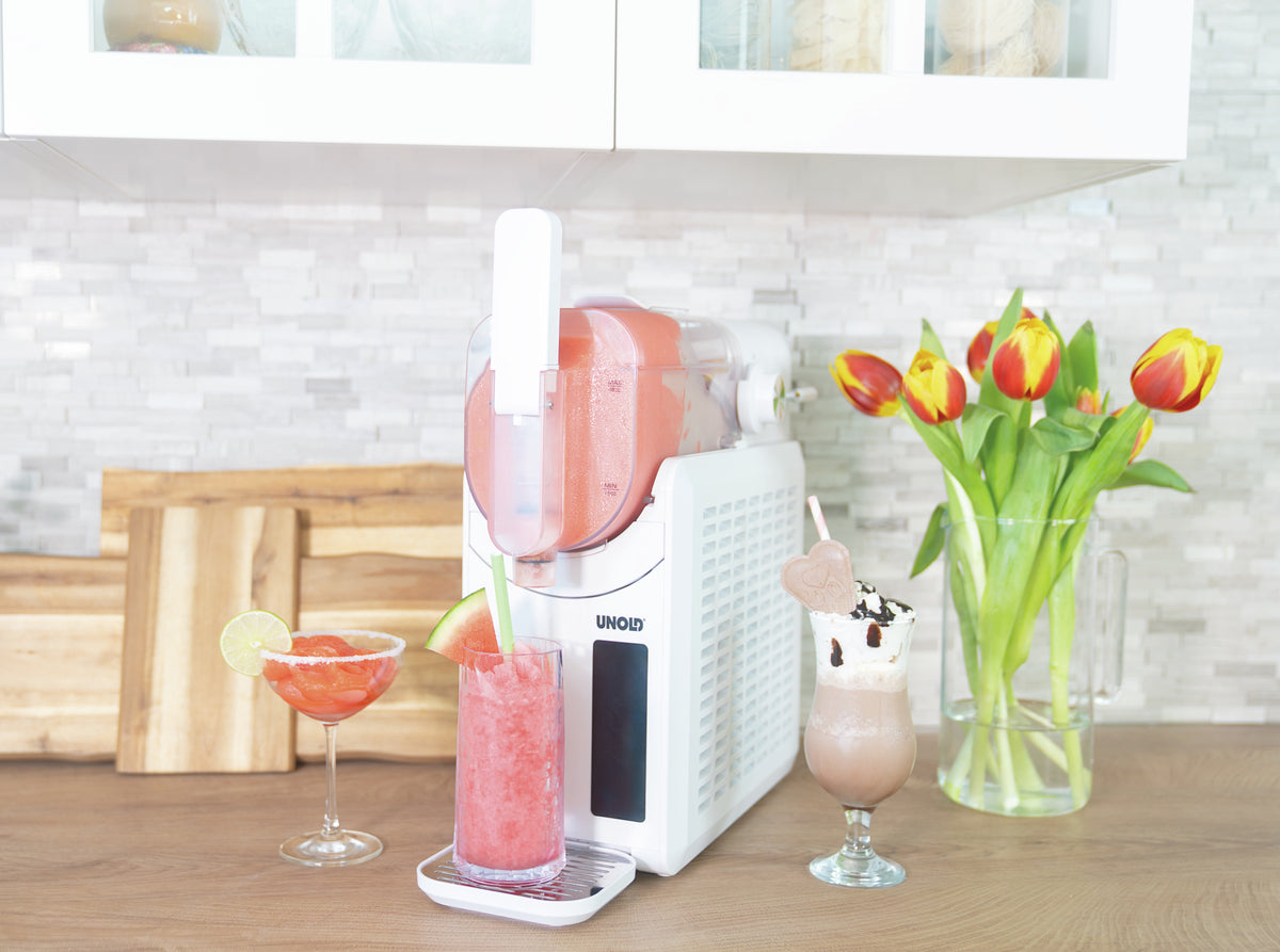 Unold Slush-Eismaschine Susi 48940 Glassmaskin med kompressor 2 l 220 W Vit