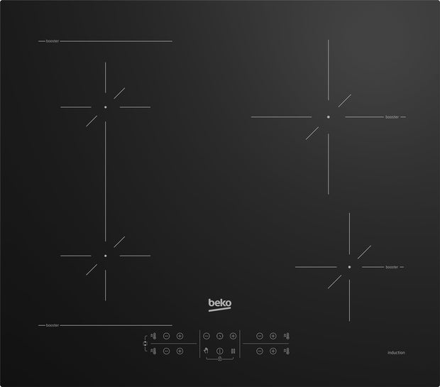 Beko HII64200SFMT Svart Inbyggd spishäll