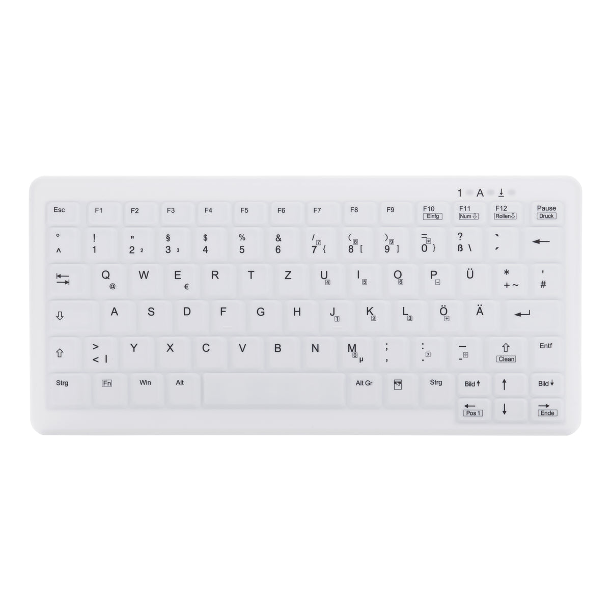 Contour Design Active Key AK-C4110 tangentbord Medical RF Trådlös QWERTZ tyska Vit