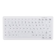 Contour Design Active Key AK-C4110 tangentbord Medical RF Trådlös QWERTZ tyska Vit