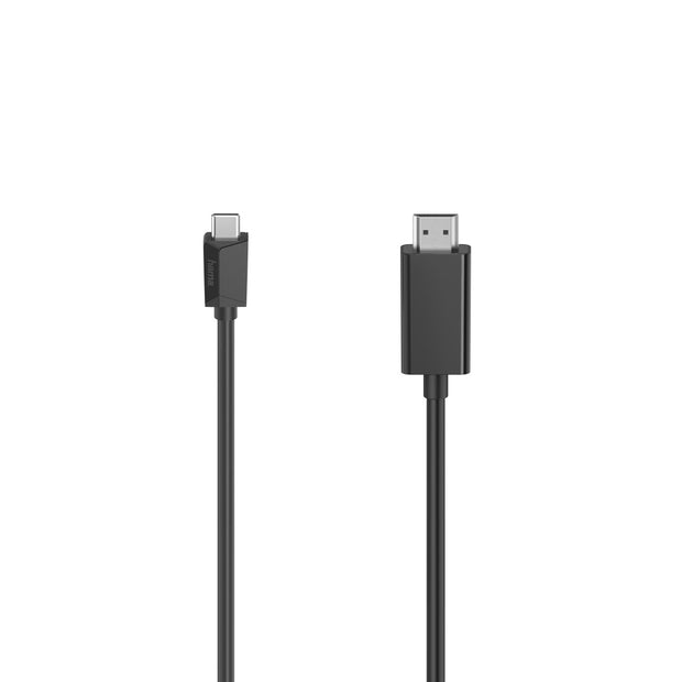 Hama 00200718 USB-kablar 1,5 m USB C HDMI Typ A (standard) Svart