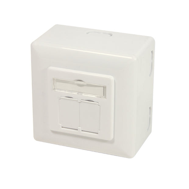 LogiLink NP0124 eluttag 2 x RJ-45 Metallisk