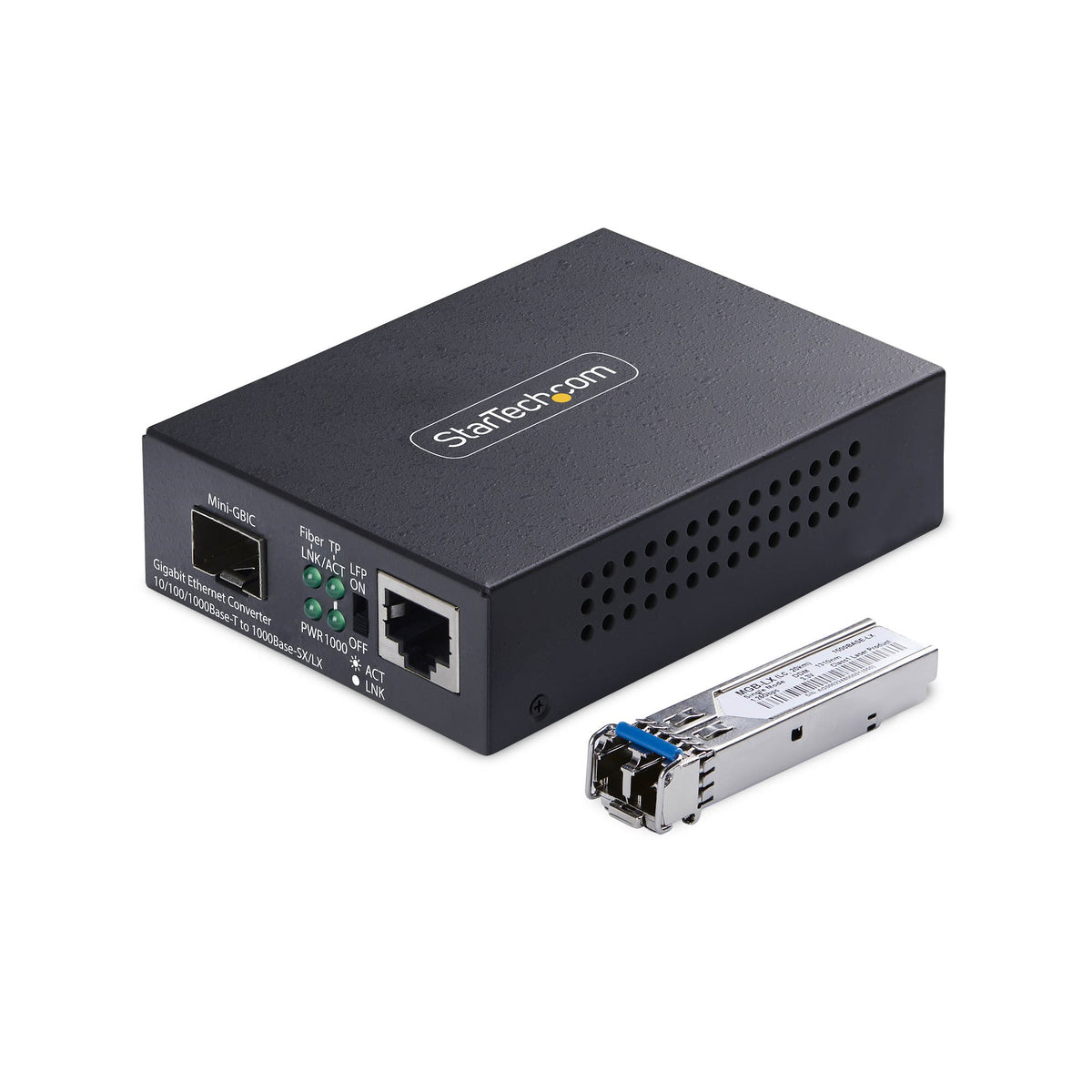 StarTech.com MCM1110SMLC20 mediakonverterare för nätverk 2000 Mbit/s 1310 nm