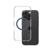 PanzerGlass CARE by Urban Combat Case Transparent w. Blue MagSafe iPhone 16 Pro