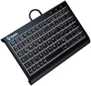KeySonic KSK-3011ELC (DE) tangentbord Hem USB QWERTZ tyska Svart