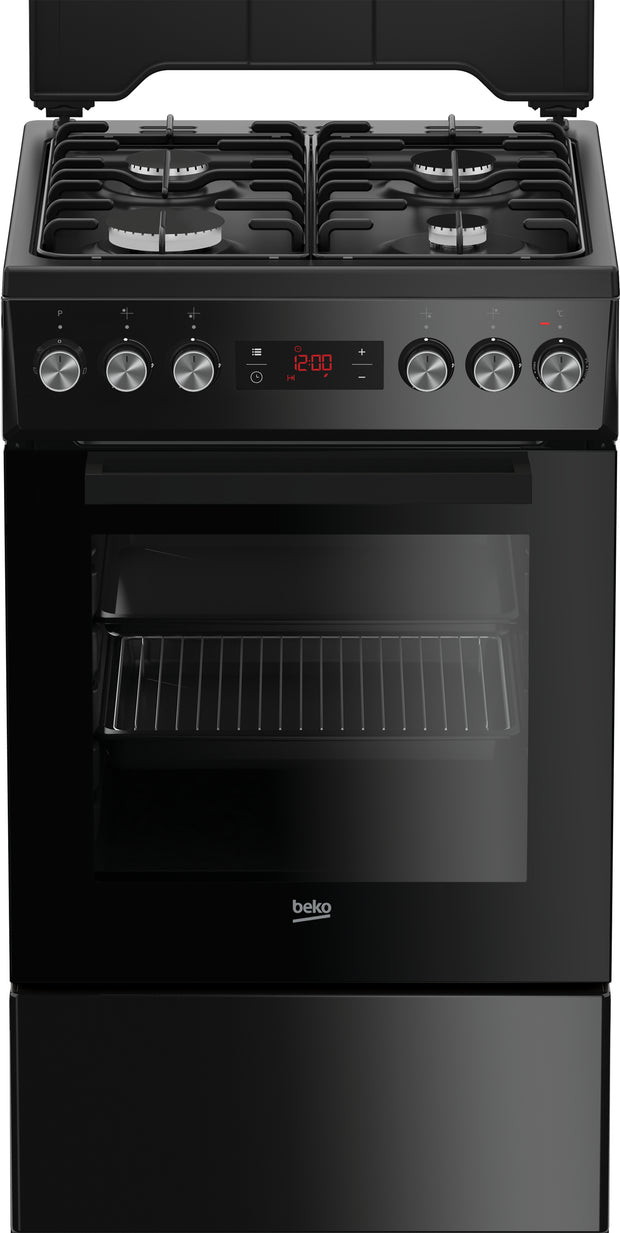 Beko FSE52321DBD spis Fristående köksspis Elektrisk Gas Svart