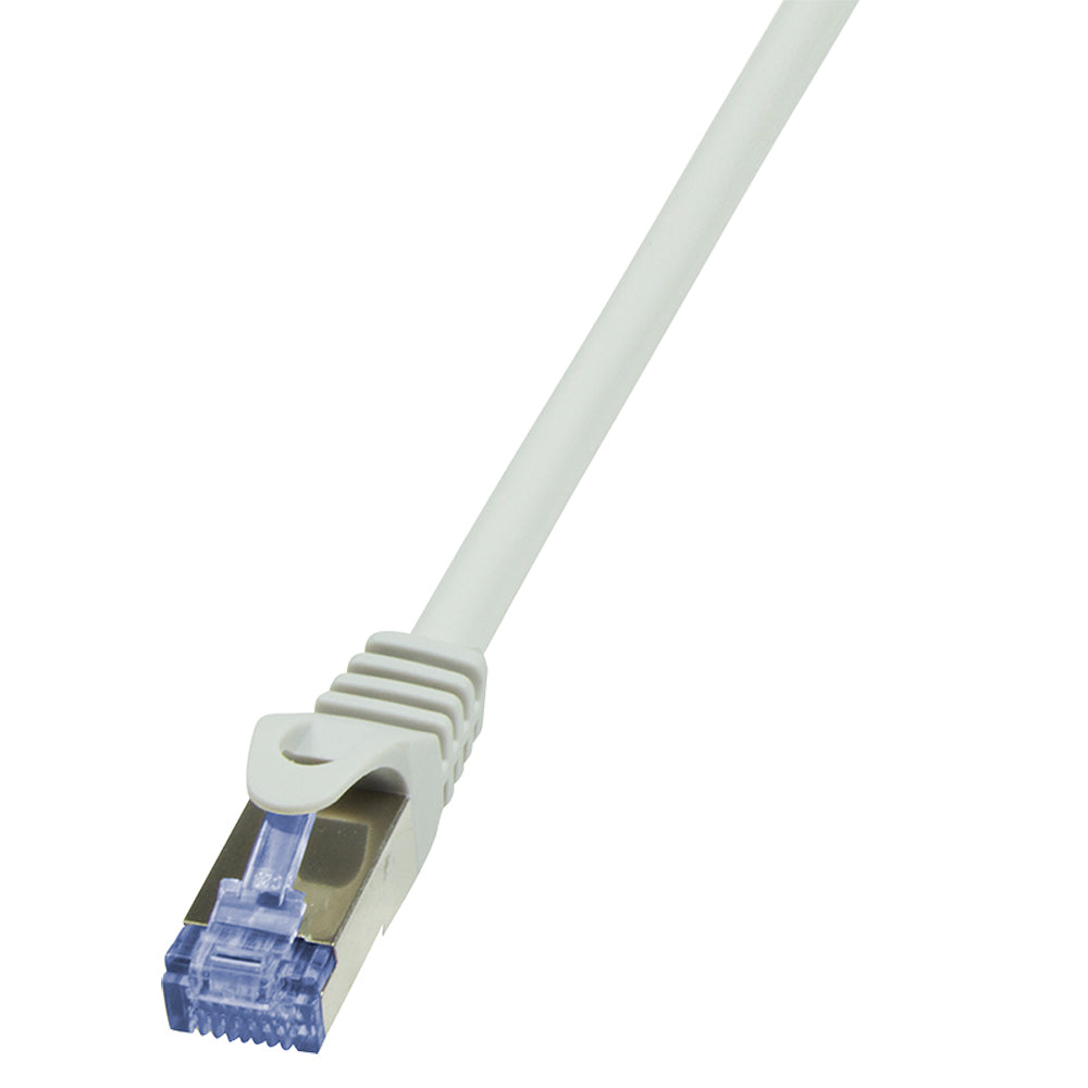 LogiLink 0.25m Cat.6A 10G S/FTP nätverkskablar Grå 0,25 m Cat6a S/FTP (S-STP)