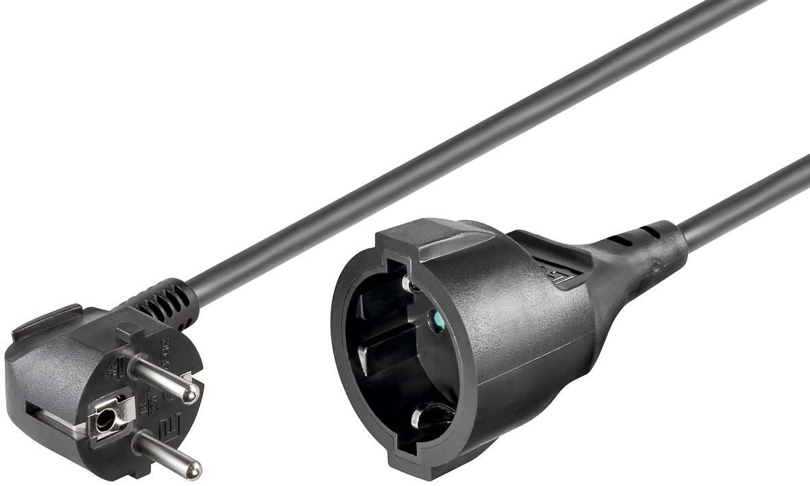 Microconnect PE141000 strömkablar Svart 10 m Strömkontakt typ E+F Schuko