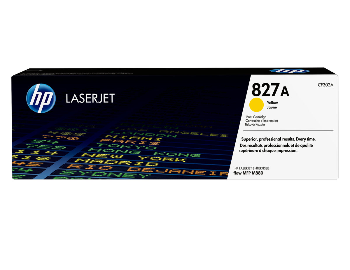 HP 827A gul LaserJet-originaltonerkassett