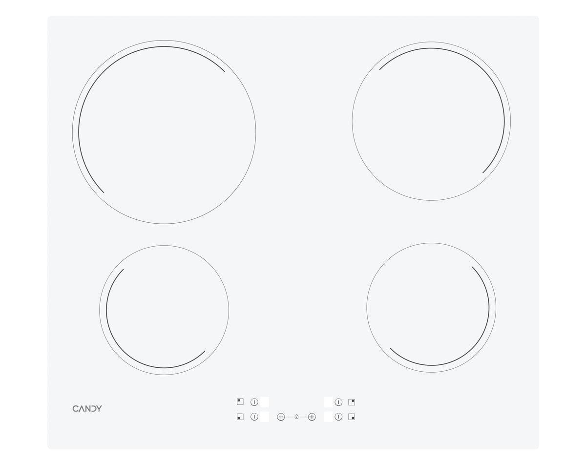 Candy Idea CH64CCW Vit Inbyggd Keramisk 4 zone(s)